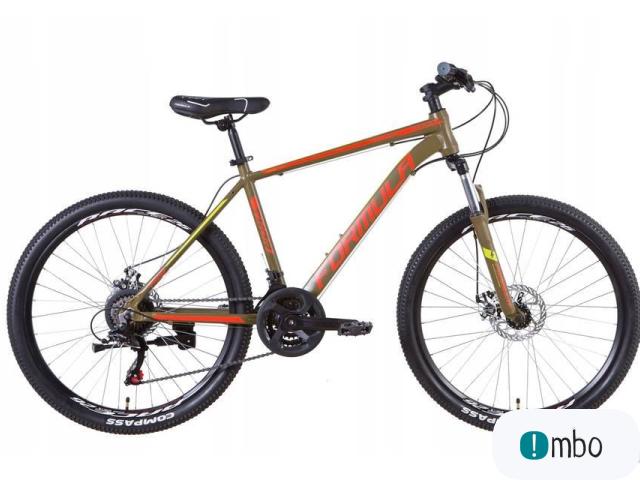 GÓRSKI ROWER MTB 26 AMORTYZACJA 2xTARCZA ALUMINIUM - 1